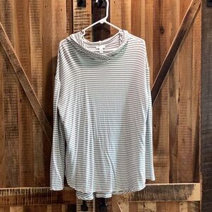 Daily Ritual long sleeve hooded shirt